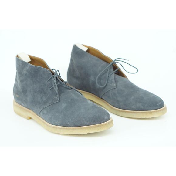 COMMON PROJECTS Men Washed Chukka Boots Grey Lace Up Dress SZ 43 10D US main image 11